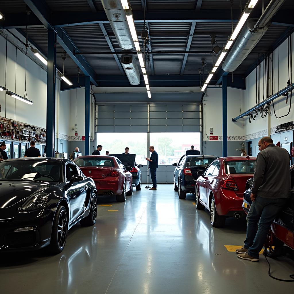 Auto Repair Shop Interior