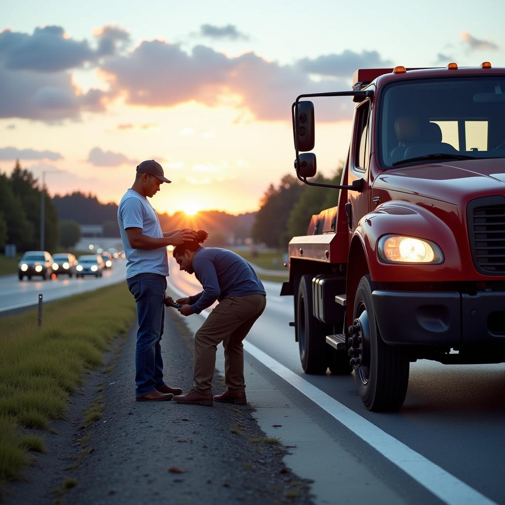 Roadside Assistance Scene