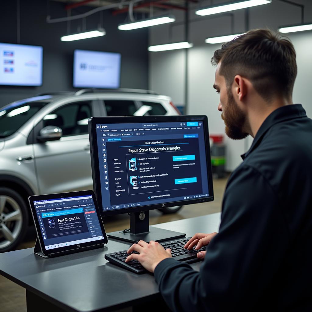 Auto Service Advisor Using Digital Tools