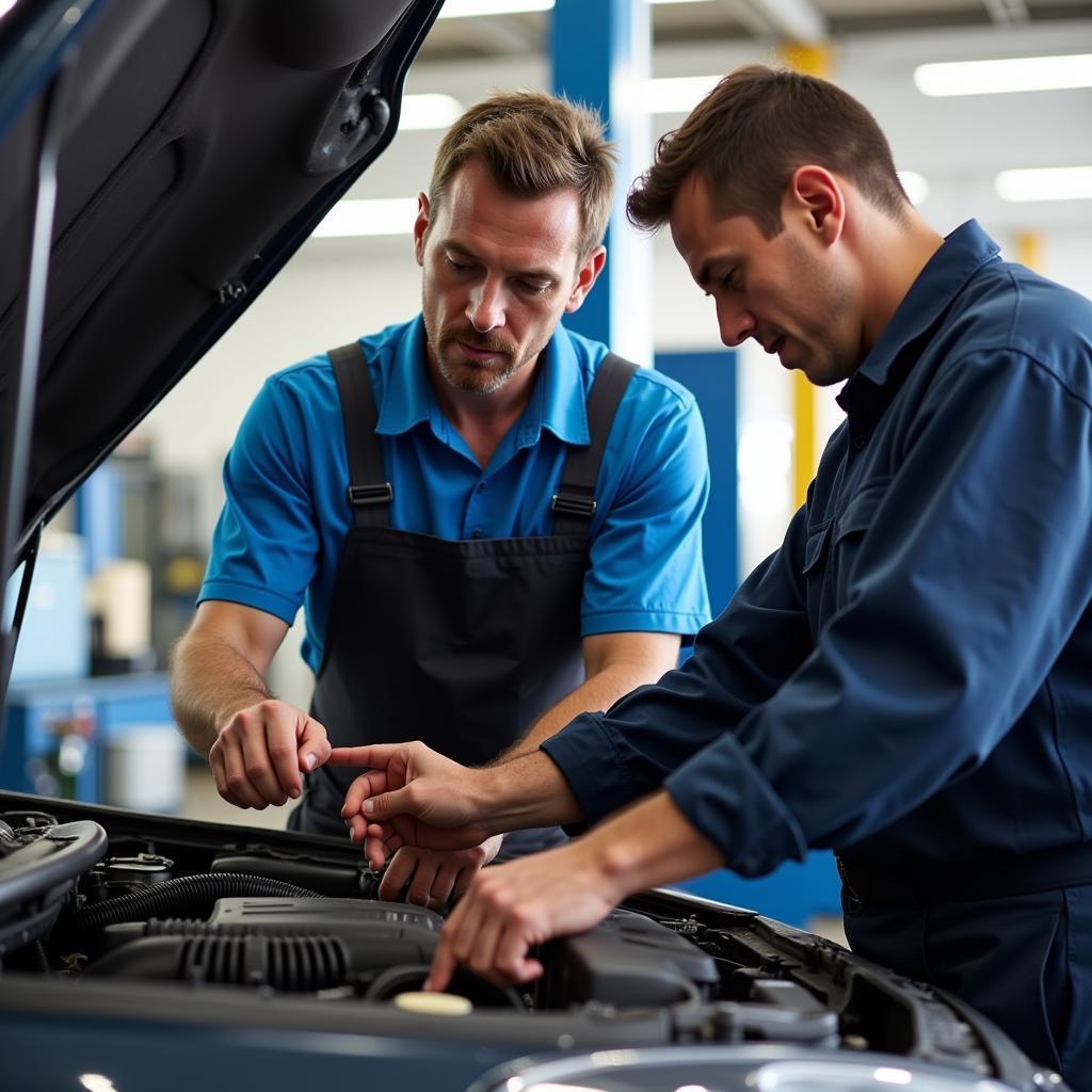 Auto Service Appointment and Mechanic Inspection