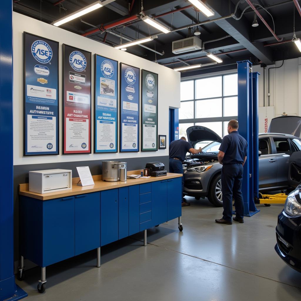 Auto Service Bountiful Certifications