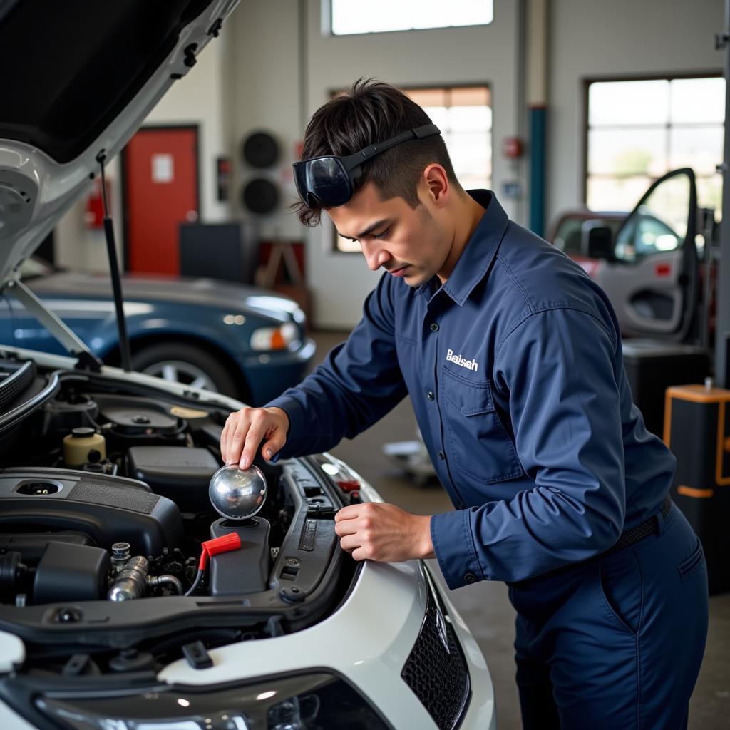 Routine Car Maintenance Being Performed in Buckeye, AZ