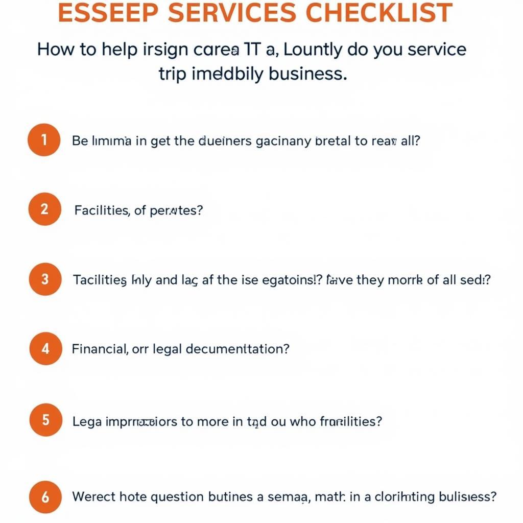 Auto Service Business Inspection Checklist