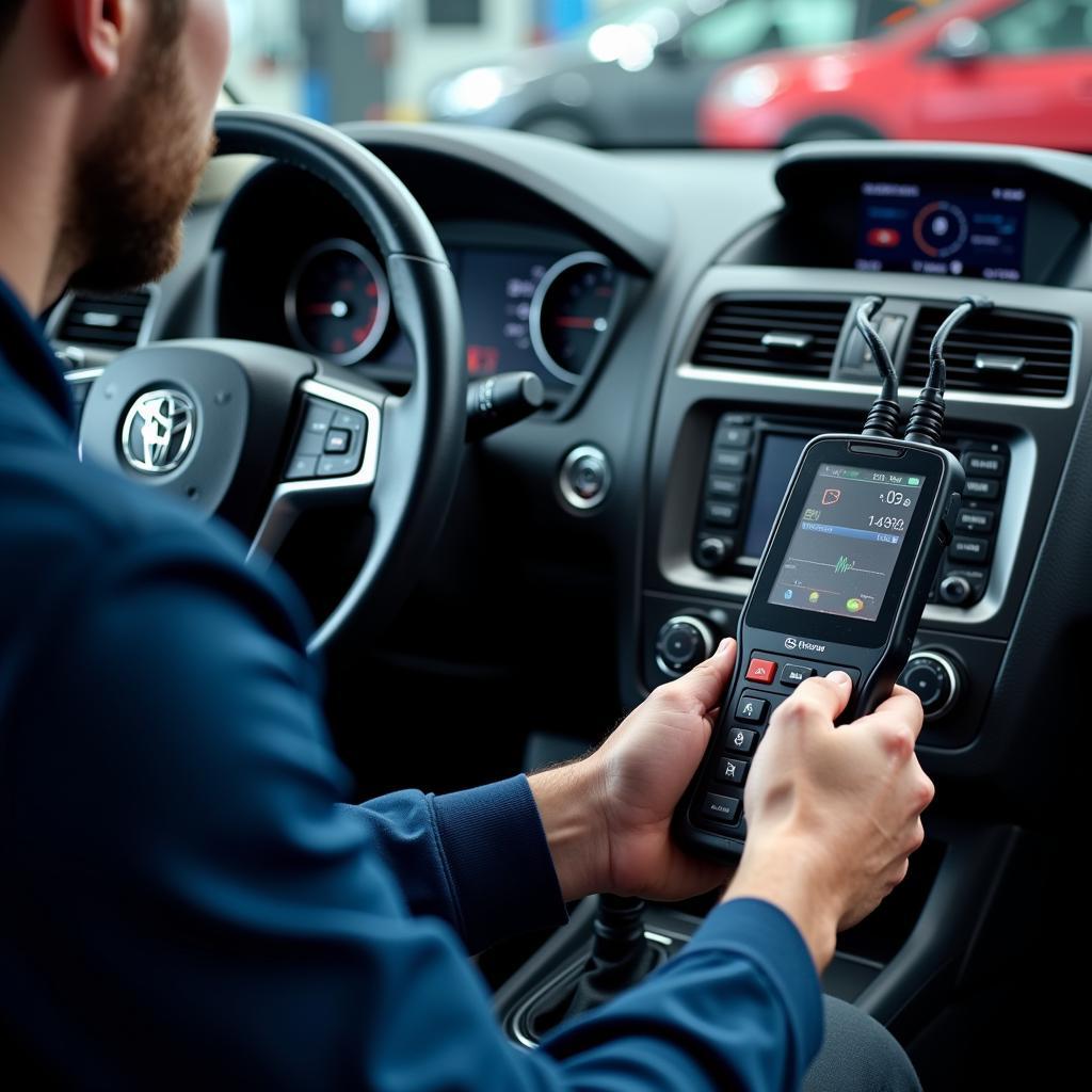 Modern Diagnostic Tools in an Auto Service Center