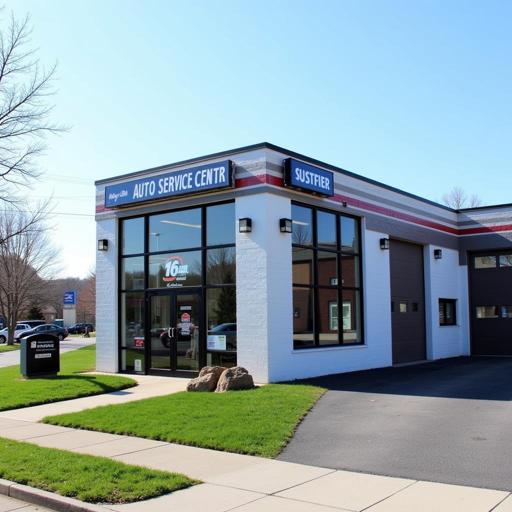 Exterior of a Reputable Auto Service Center in Plumsteadville