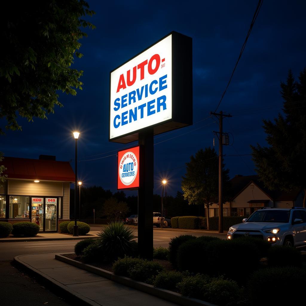 Maximizing Auto Service Center Sign Impact