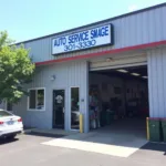 Modern Auto Service Shop Exterior in Chester Springs PA