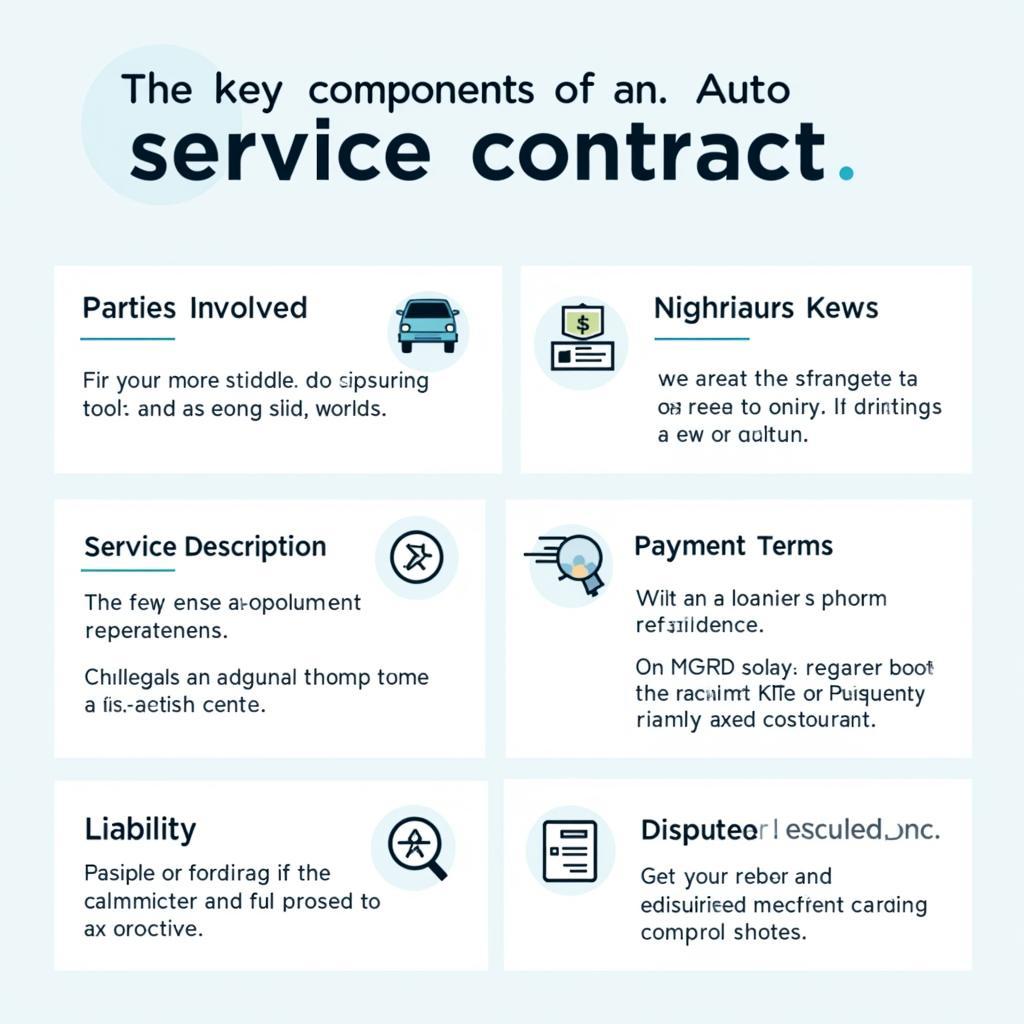 Essential Elements of an Effective Auto Service Contract Template