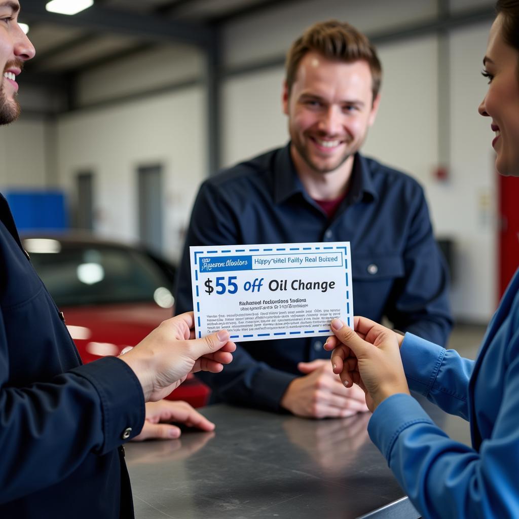 Redeeming Auto Service Coupons in Hamburg