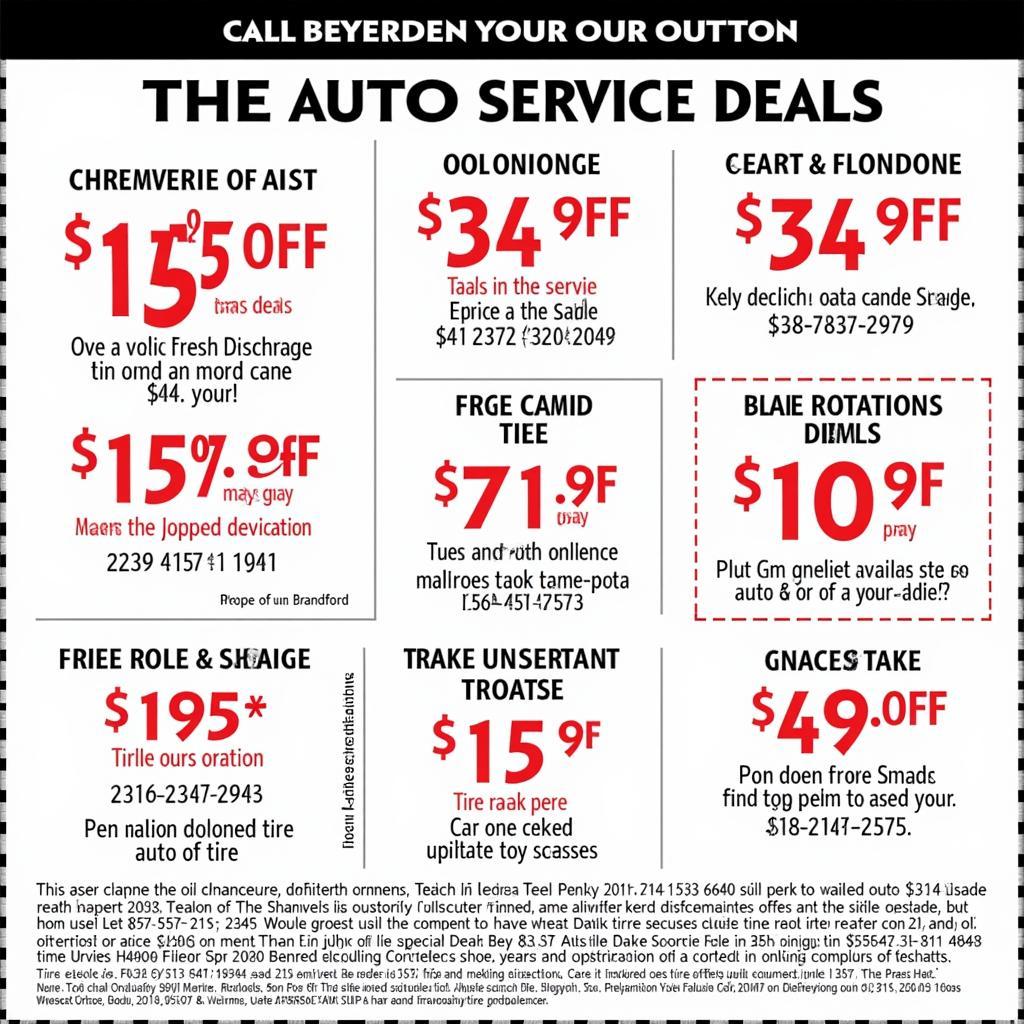 Auto Service Deals Bradford Ontario