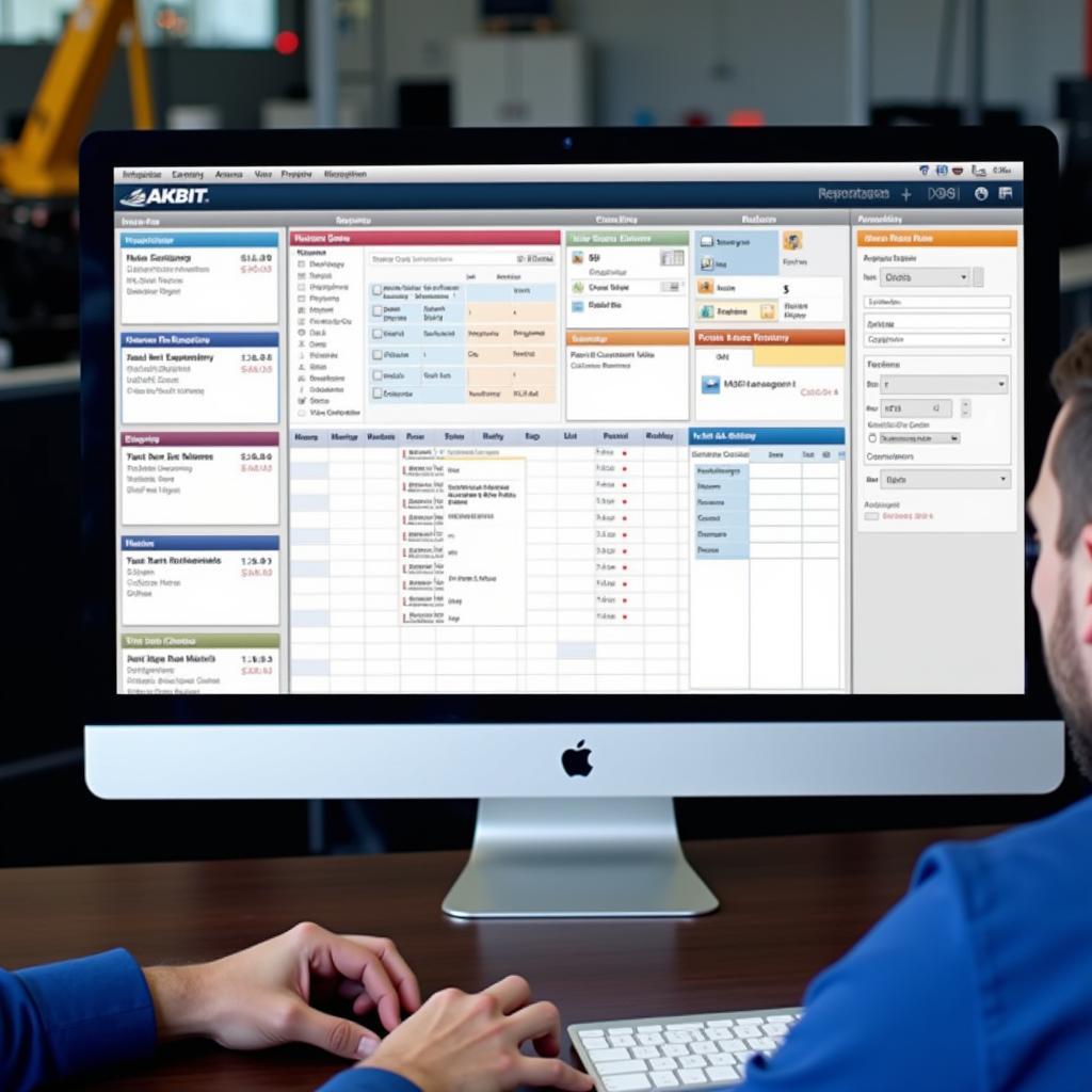 Modern Auto Service Department Management Software