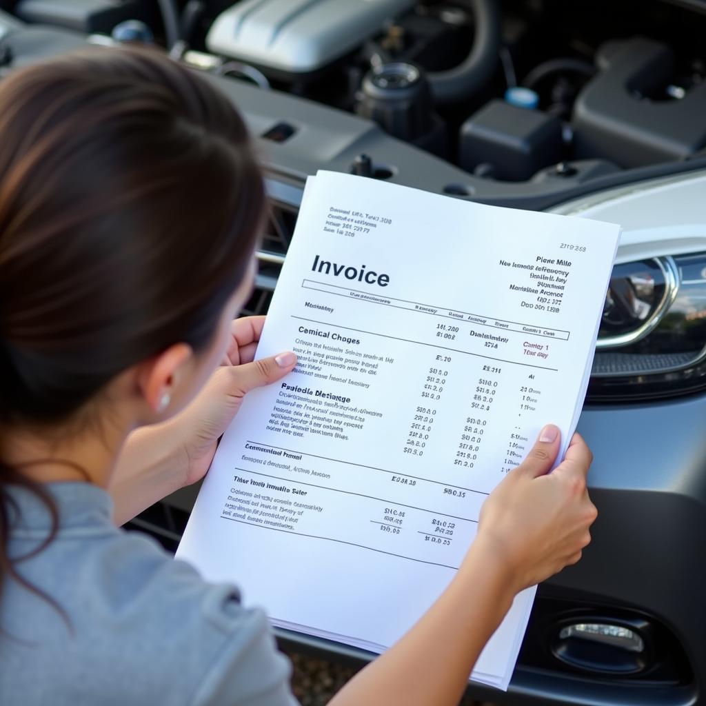 Auto Service Invoice Review