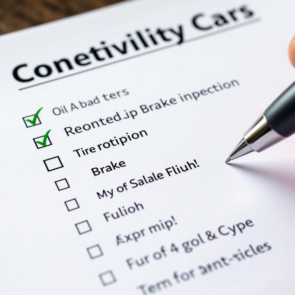 Preventive maintenance checklist for cars in Kent OH