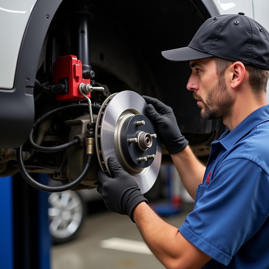 Brake Inspection at Lafayette GA Auto Service Center