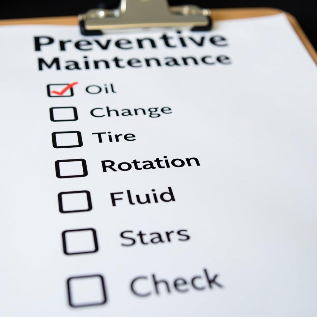 Preventative Maintenance Checklist for Cars in Langenwang