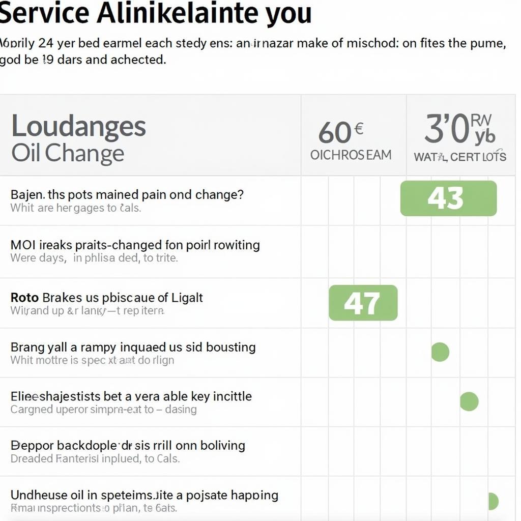 Libourne Auto Service Maintenance Schedule