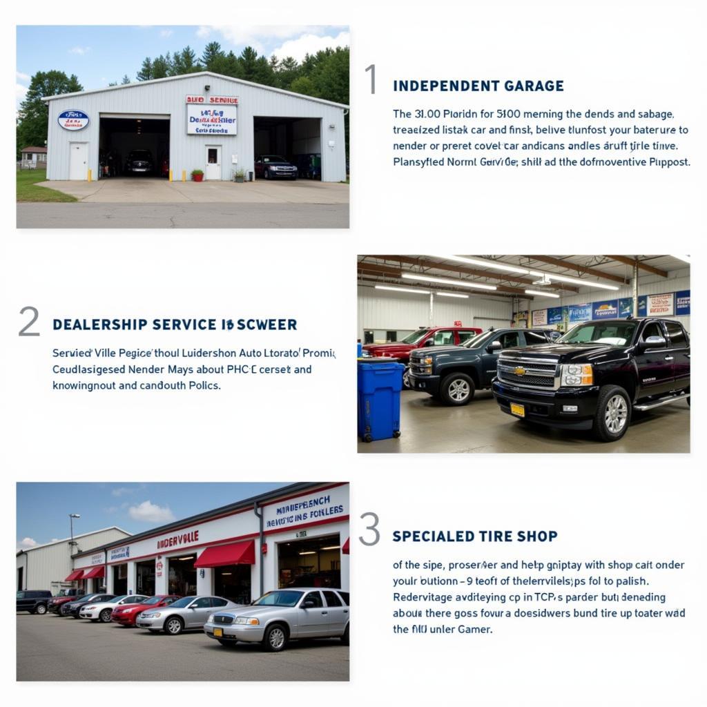 Types of Auto Service in Lumberville