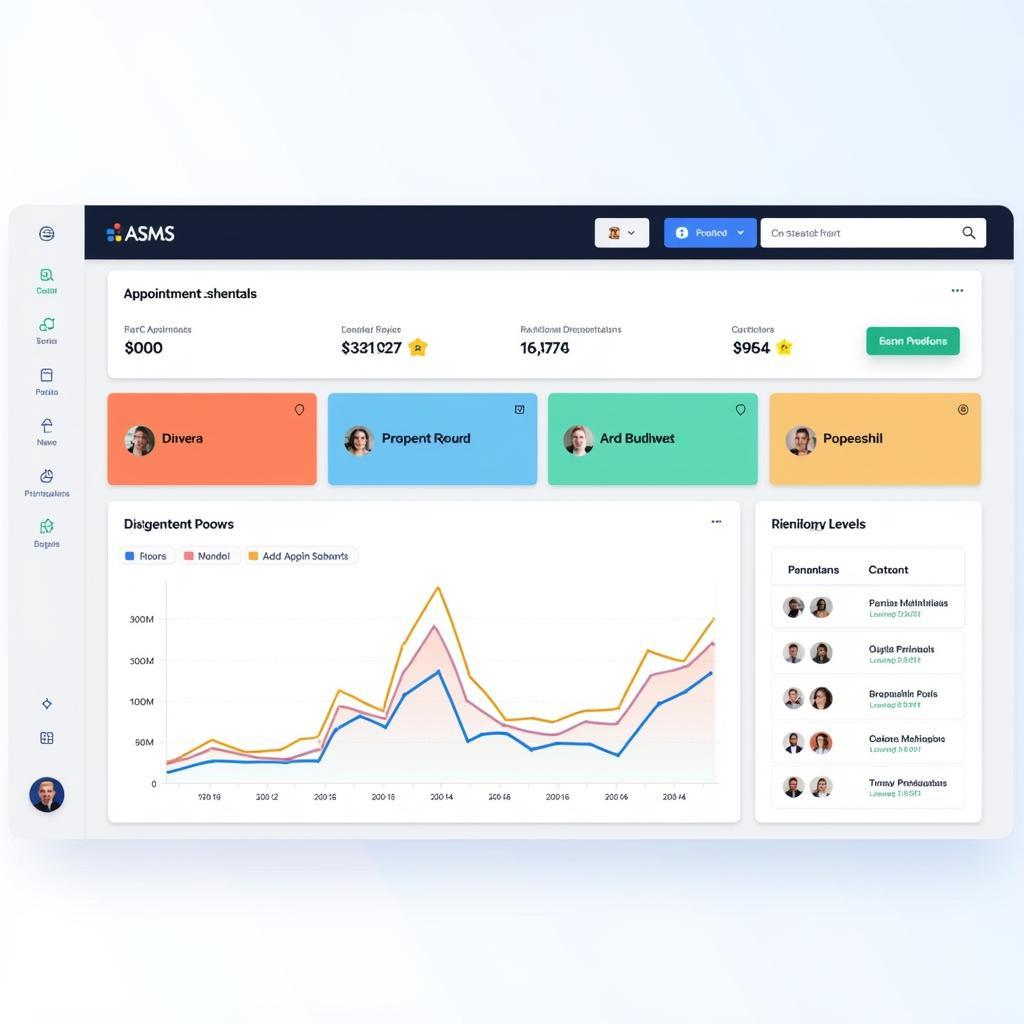 Auto Service Management System Dashboard