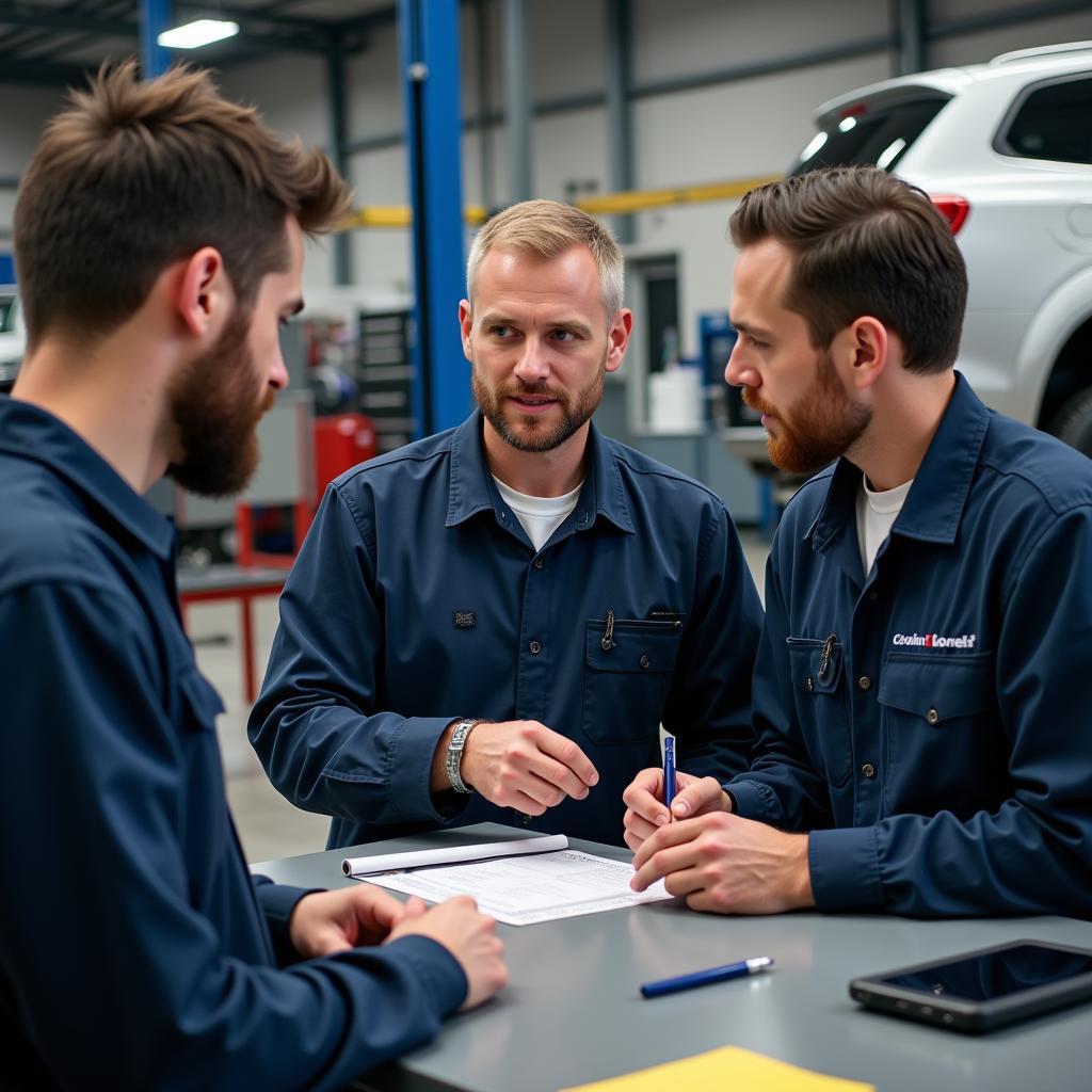 Auto service manager at Fleet Farm managing technicians