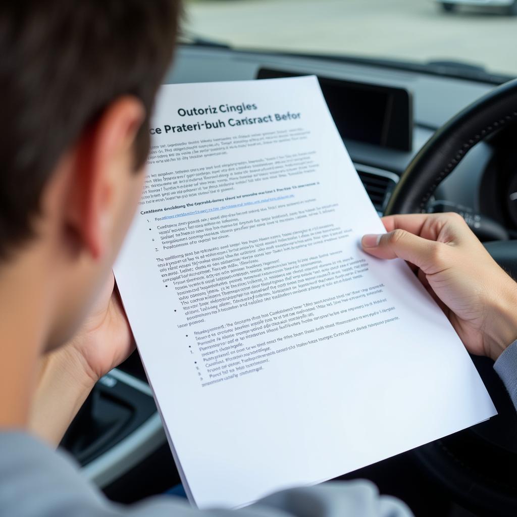 Auto Service Protection Contract Review