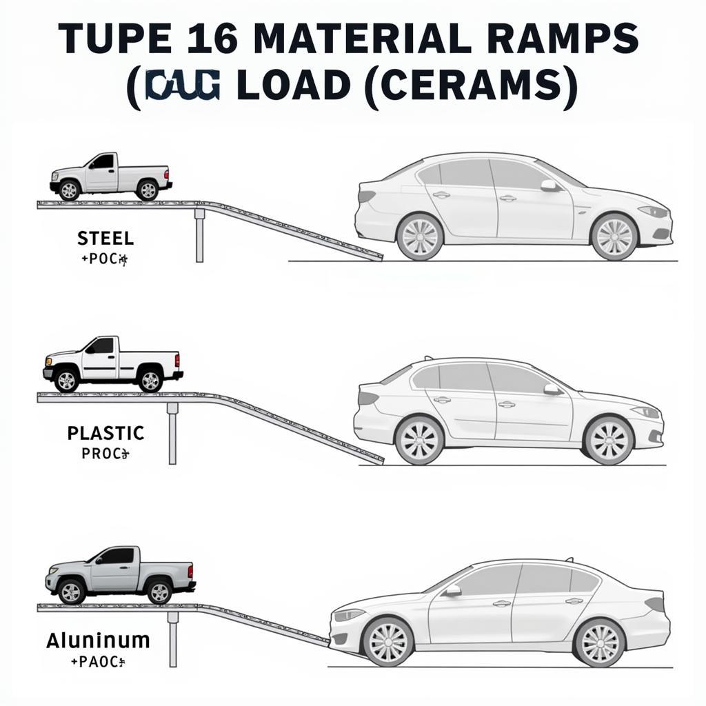 Auto Service Ramp Types and Weight Capacities