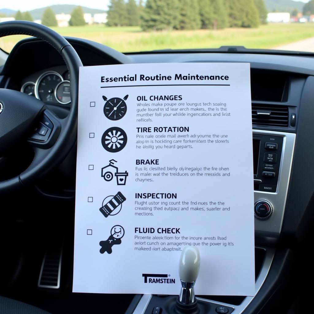 Routine Maintenance Checklist for Cars in Ramstein GmbH