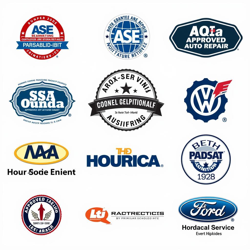 Auto Service Repair Shop Certifications and Affiliations