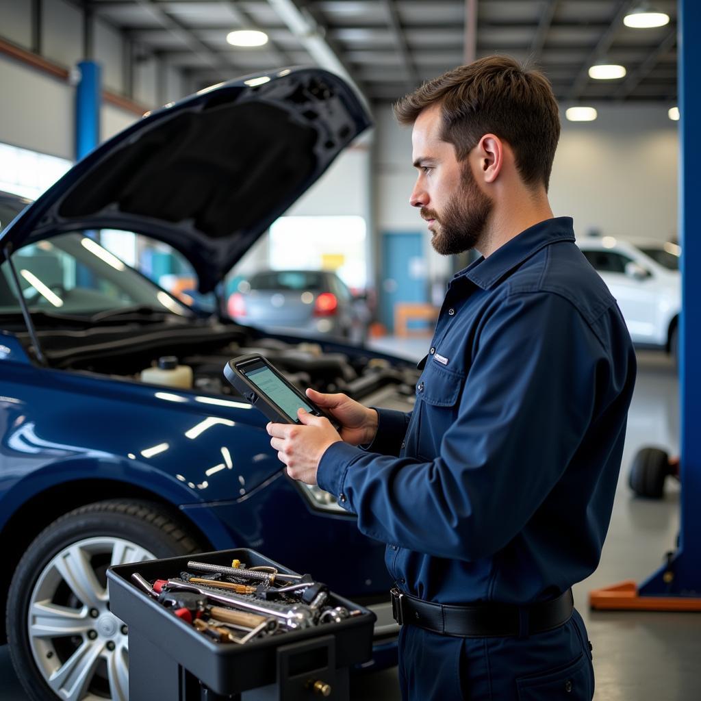 Car repair at an auto service shop in Rocky Mount, VA