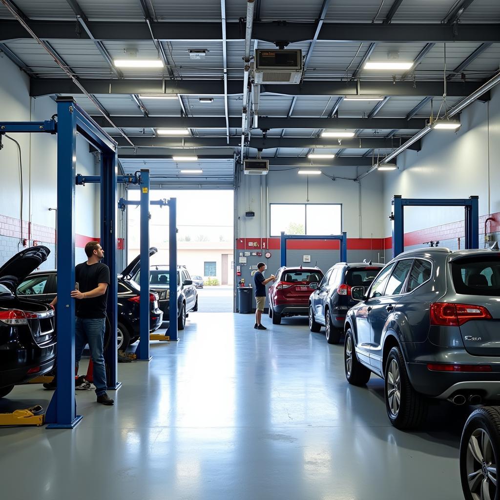 Modern auto service shop with advanced diagnostic equipment in the Auburn Blvd Citrus Heights area