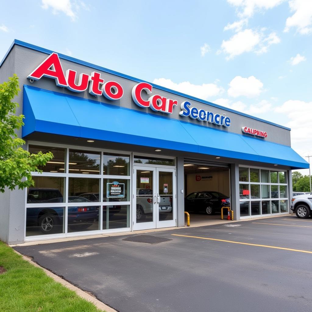 Auto Service Shop Exterior on Goddard Rd Taylor MI