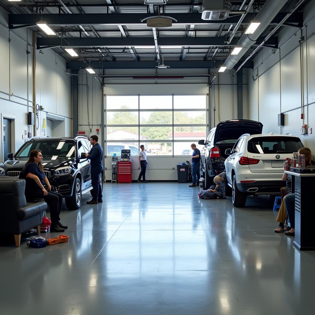 Clean and Organized Auto Service Shop Near Me