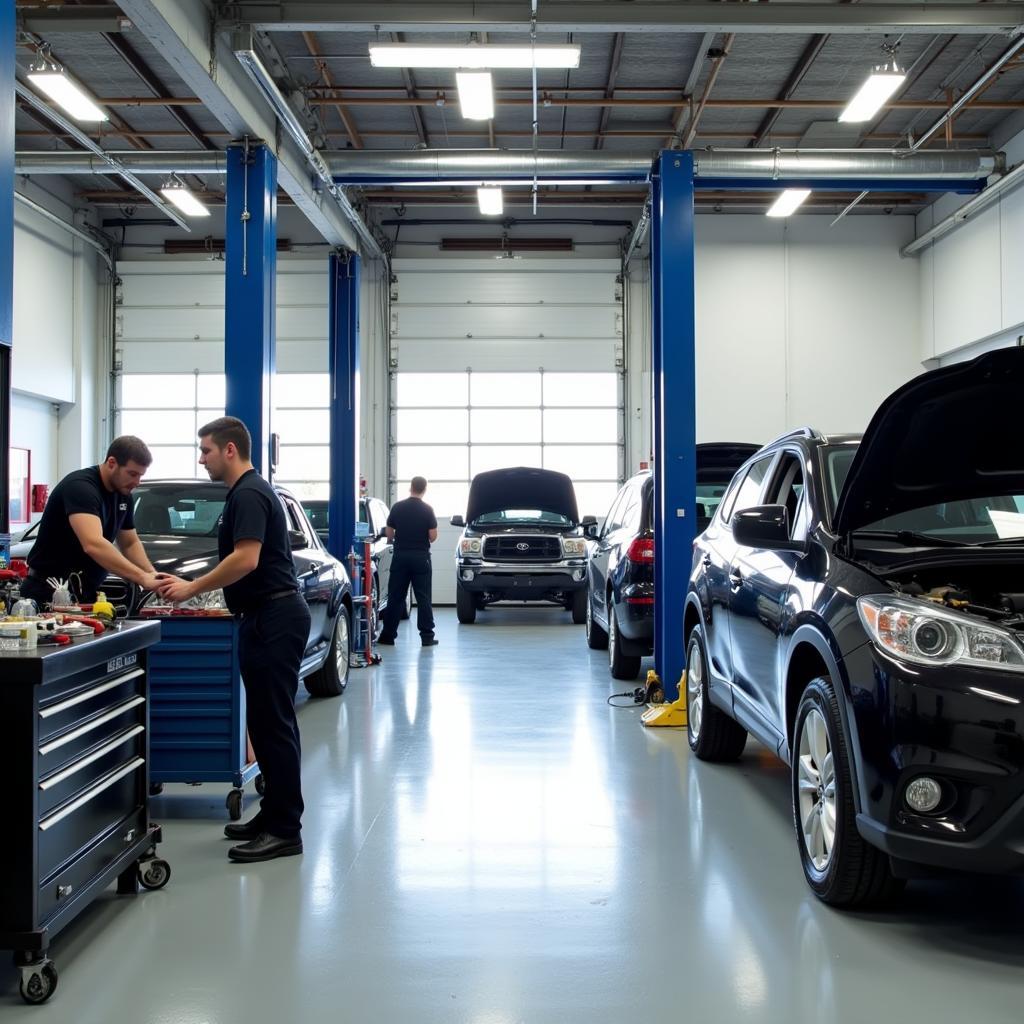 Auto Service Shop in Spokane Industrial Park