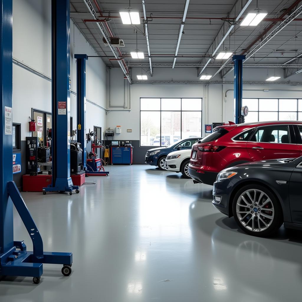 Modern Auto Service Shop in Vienna, VA