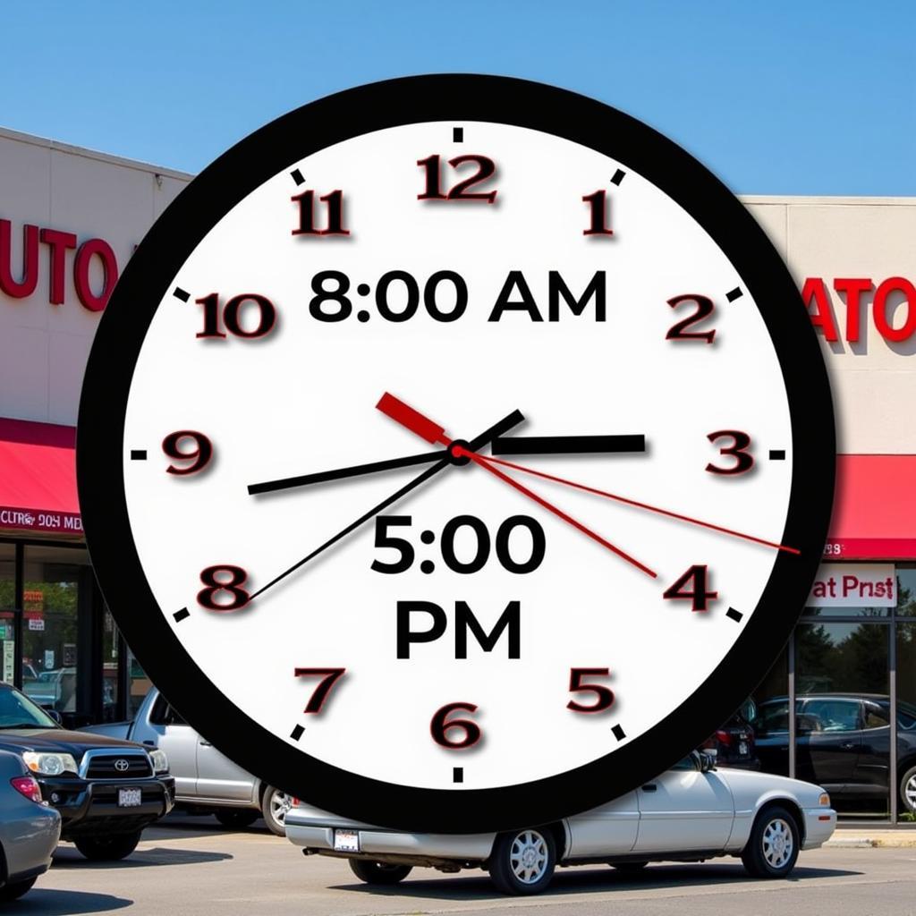 Typical Opening Times of Auto Service Centers in Stanley