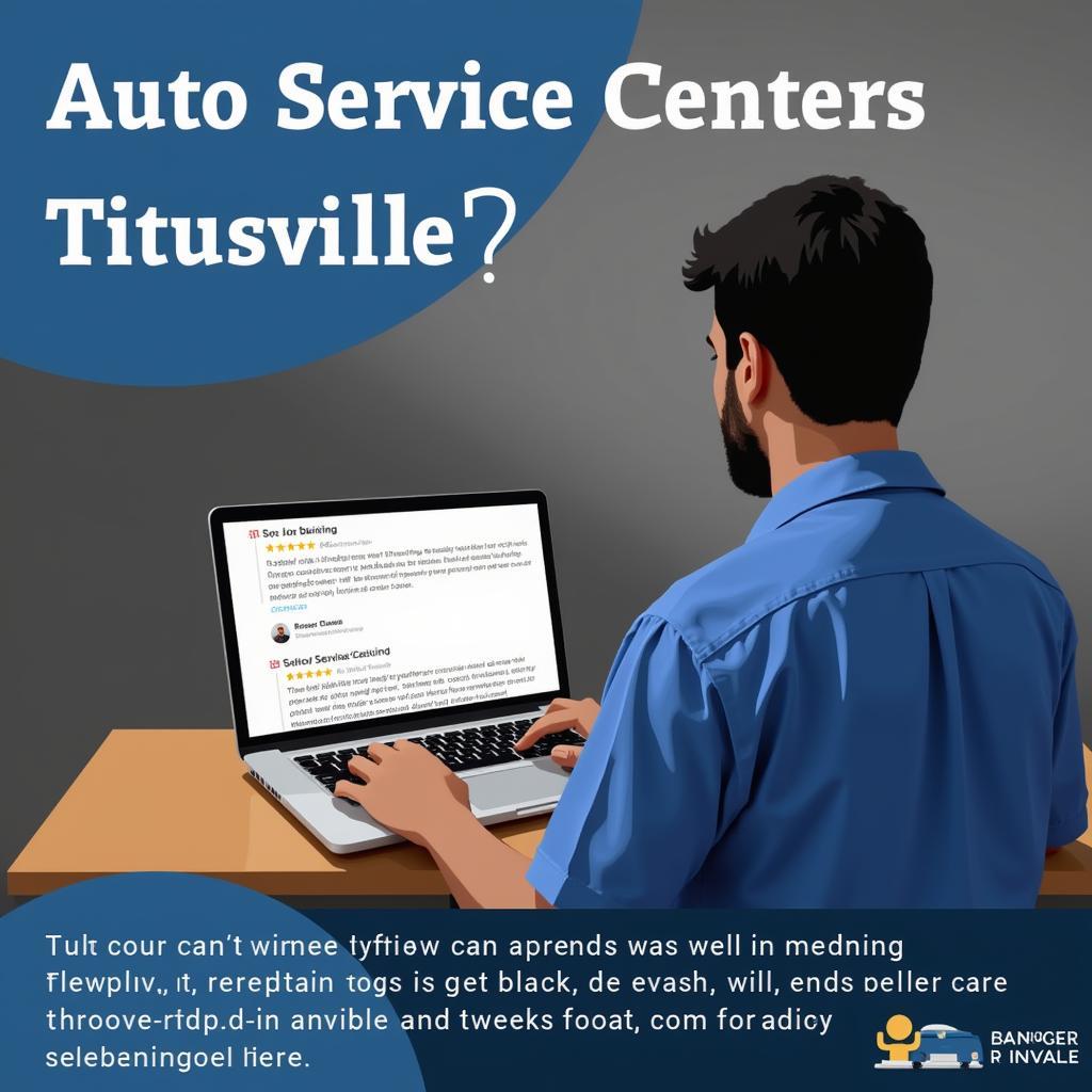 Checking Online Reviews for Auto Service in Titusville