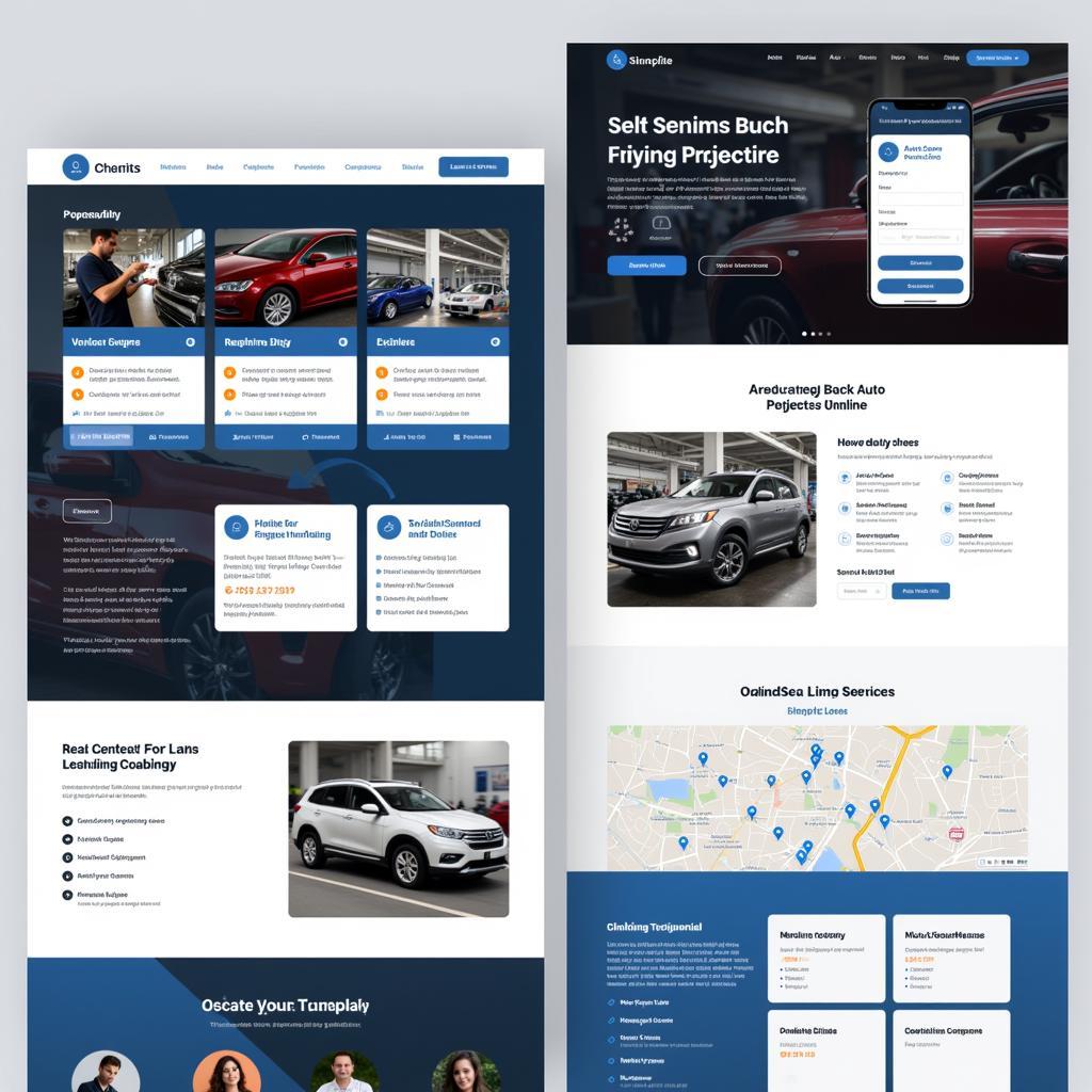 Essential Features of Auto Service Website Templates