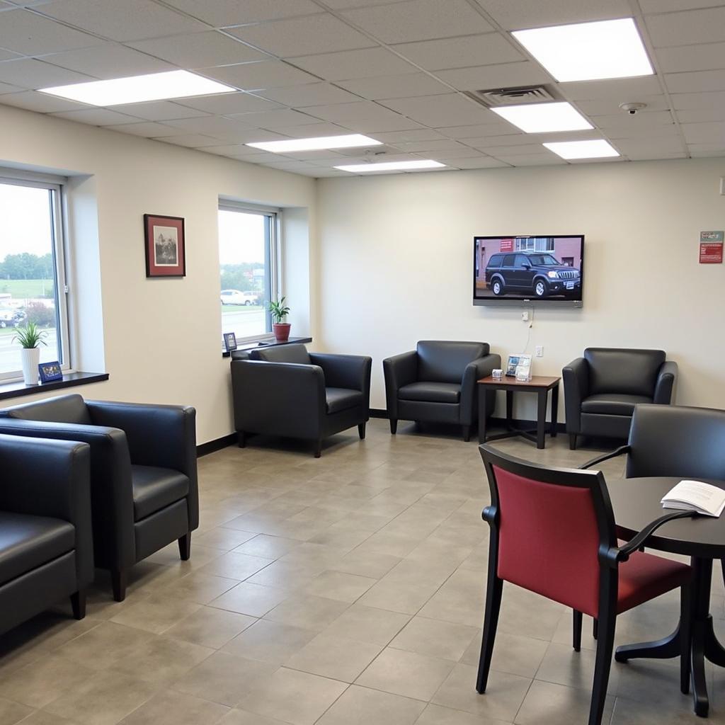 Comfortable Waiting Area at Auto Services Unlimited Inc Greenville