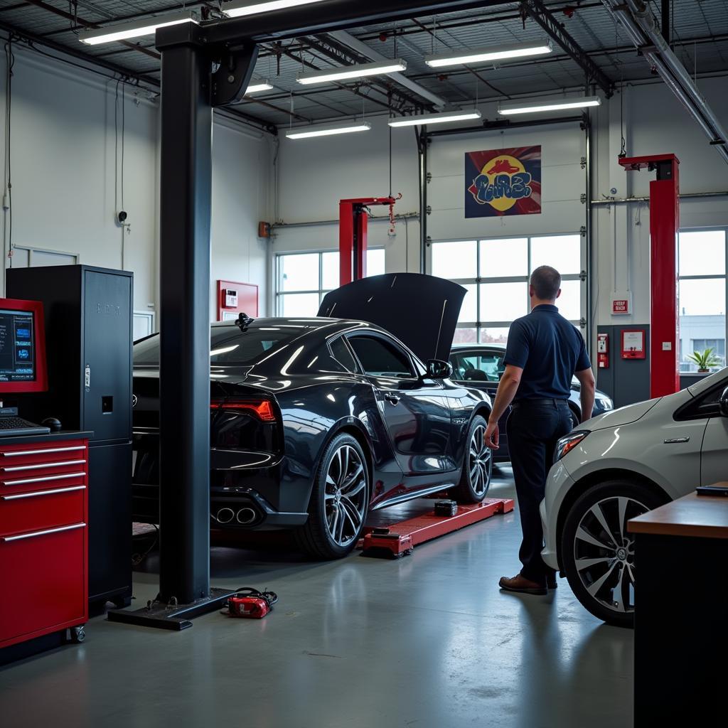 Auto Services Unlimited Ohio Repair Shop Interior