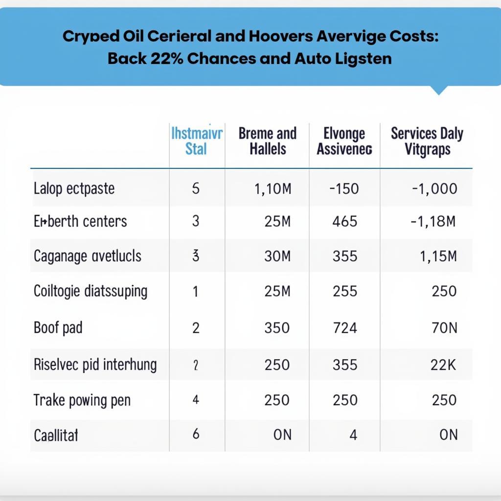 Auto Servicing Cost Comparison in Hoover AL