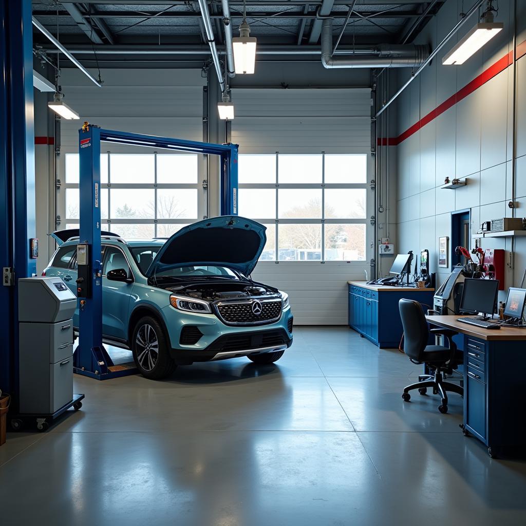 Modern Auto Servicing Equipment in Skye