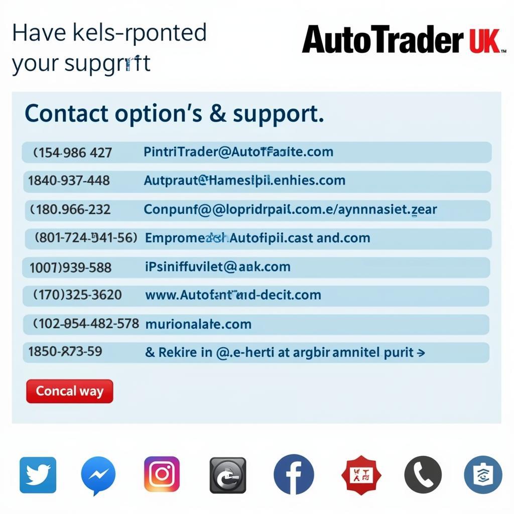 Auto Trader UK Customer Service Contact Options