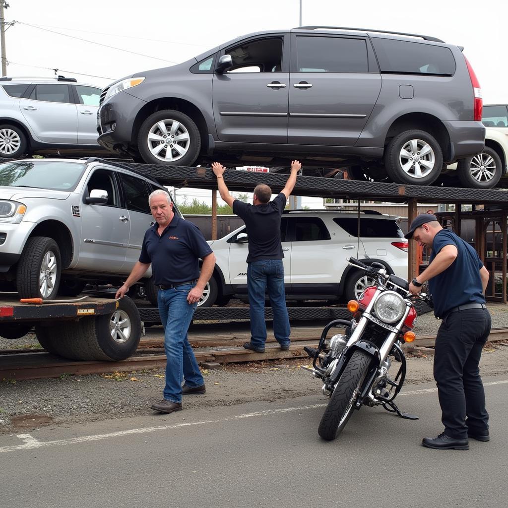 Auto Train Loading Process