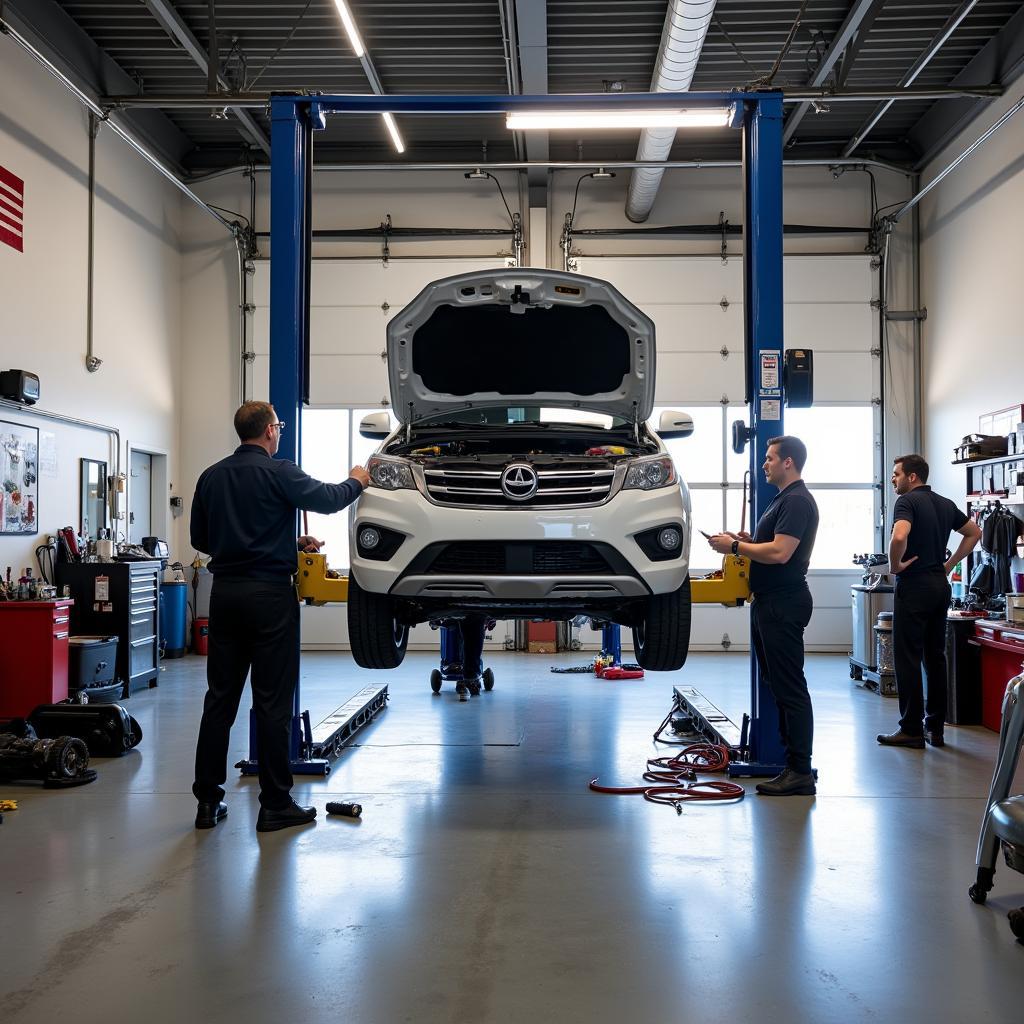 Auto Transmission Service in a Lawrence KS Garage