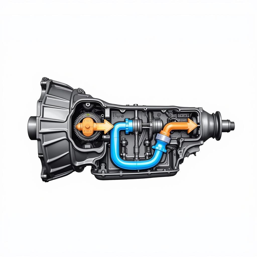 Auto Transmission Service Diagram in Newcastle