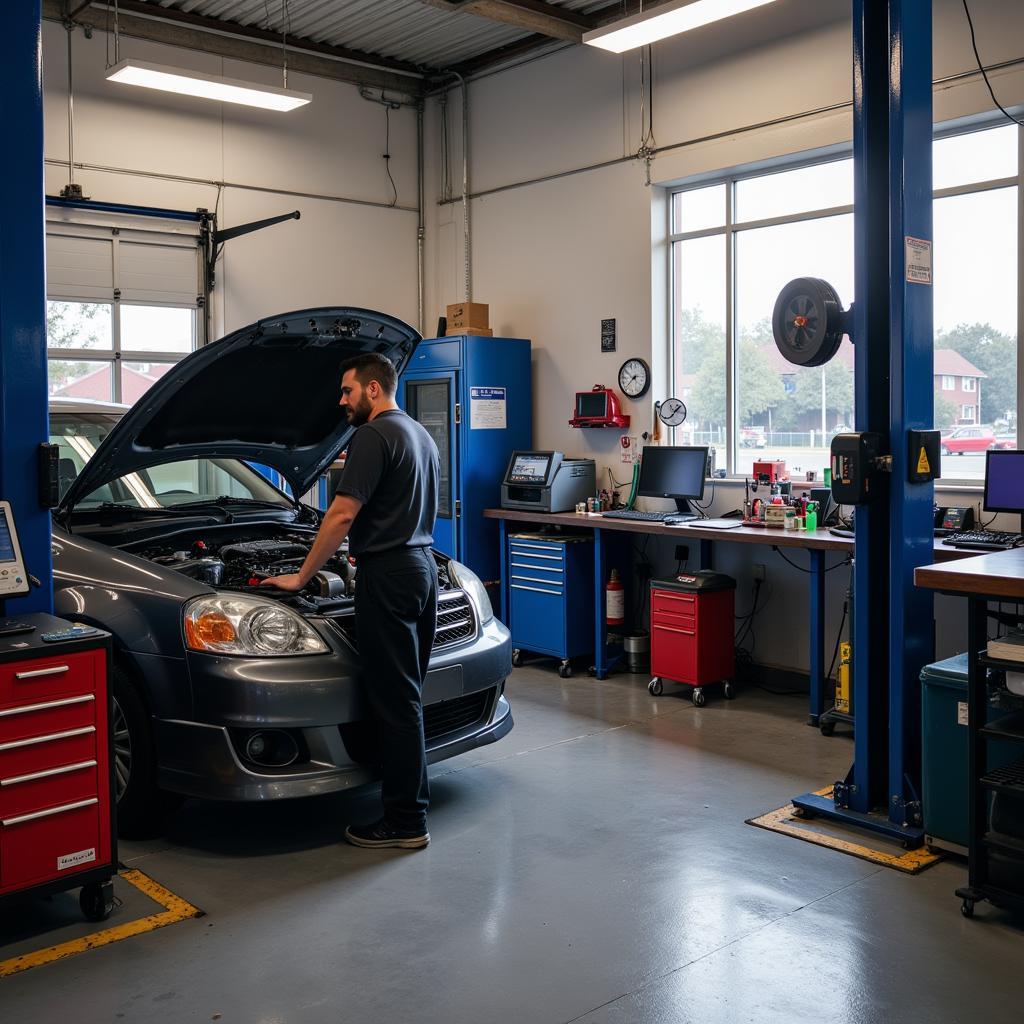 Auto Transmission Service in a Newcastle Garage