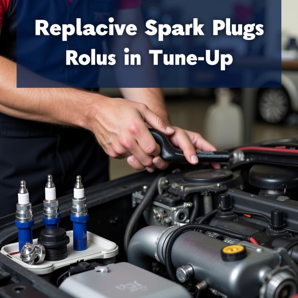 Spark Plug Replacement during Auto Tune Up Service in Gambrills