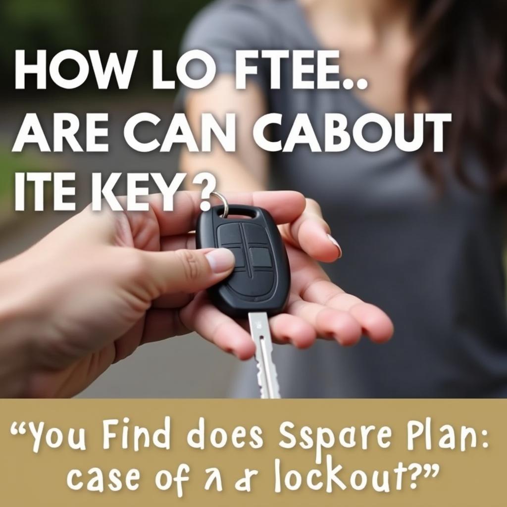 Avoid Car Lockouts - Keep a Spare Key