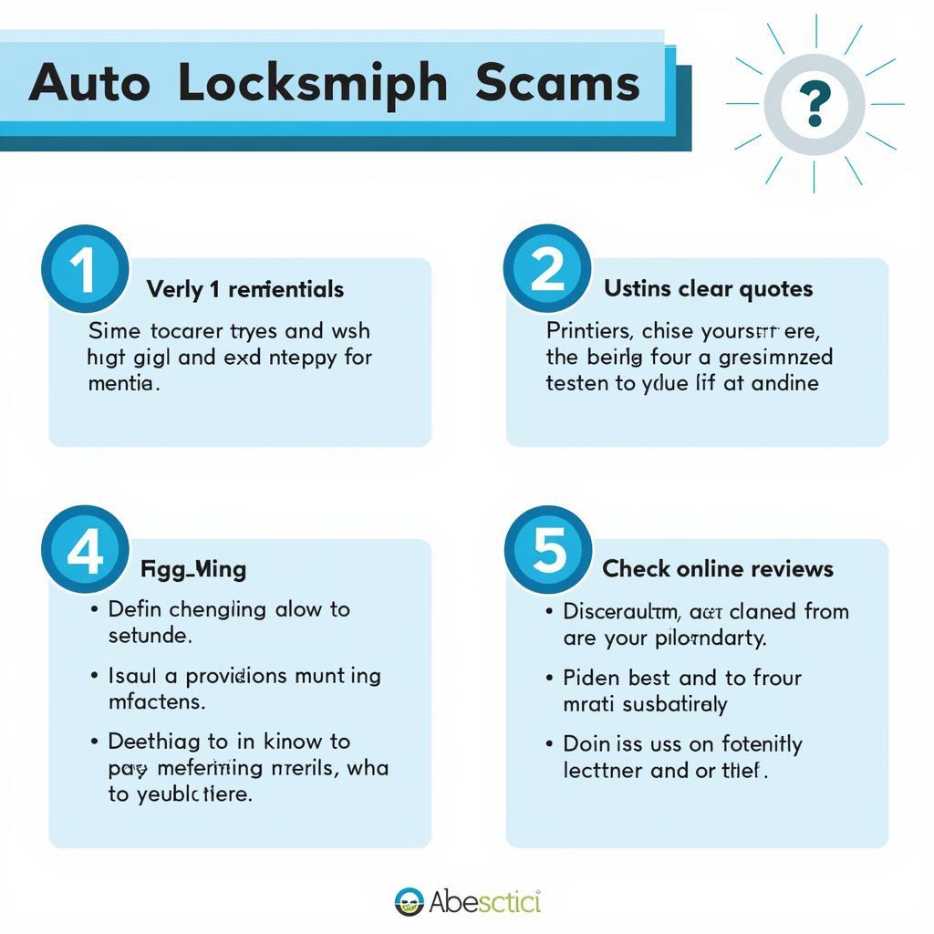 Tips to Avoid Auto Locksmith Scams