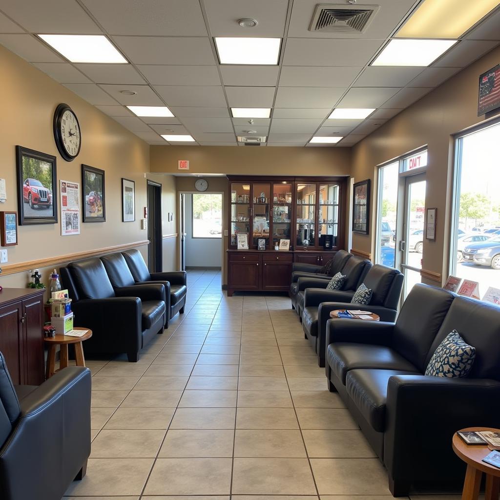 Comfortable Customer Waiting Area at Bailey's Auto Service