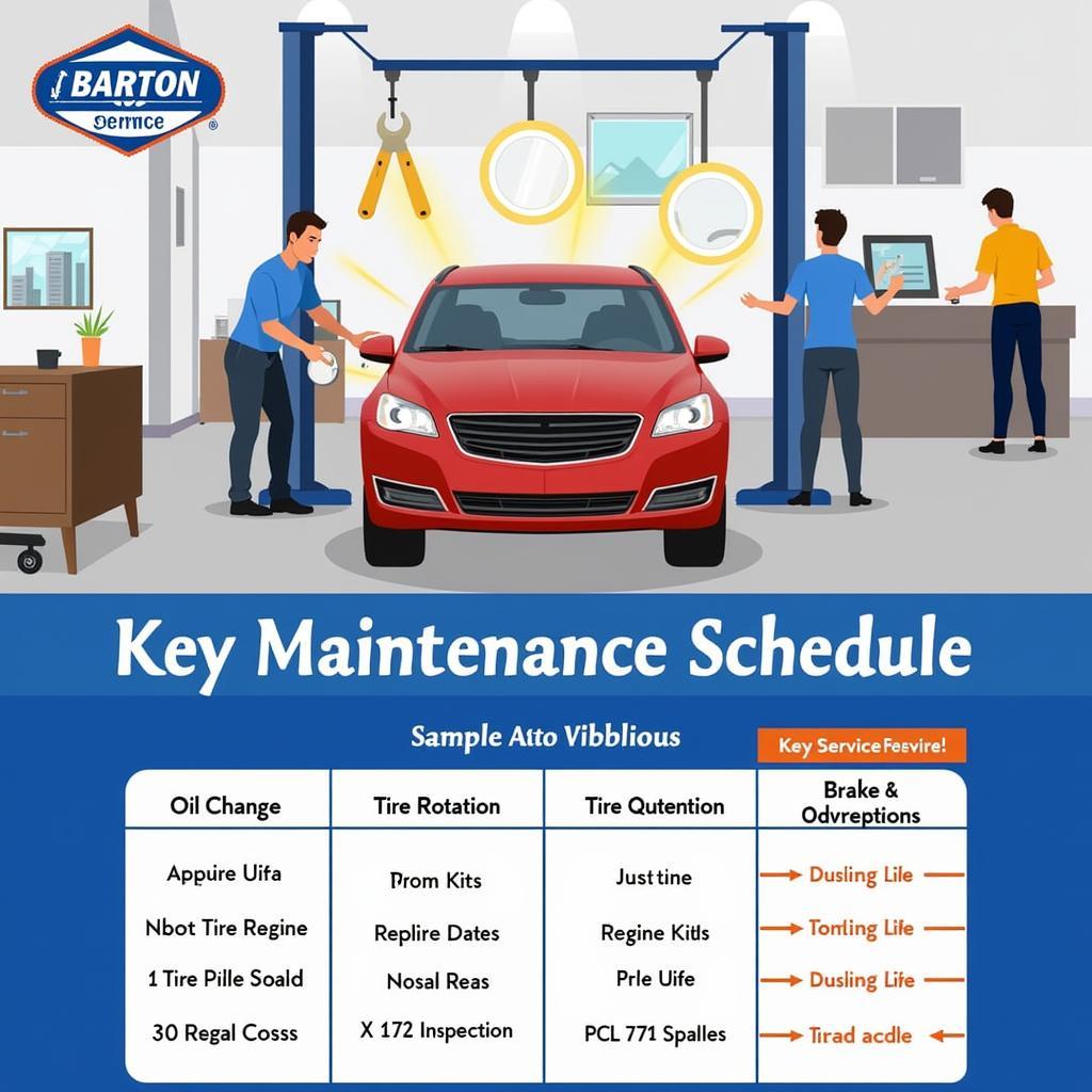 Barton Auto Service Maintenance Schedule